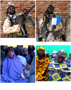 Boko Haram Leader Abubakar Shekau Releases New Videos Showing Scenes Of Attacks On Nigerian Troops Parades Chibok Girls And Policewomen Kidnapped By His Sect Vows To Wreak More Havoc